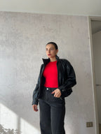 CHAQUETA BOMBER BOLSILLOS LATERALES
