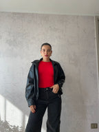 CHAQUETA BOMBER BOLSILLOS LATERALES