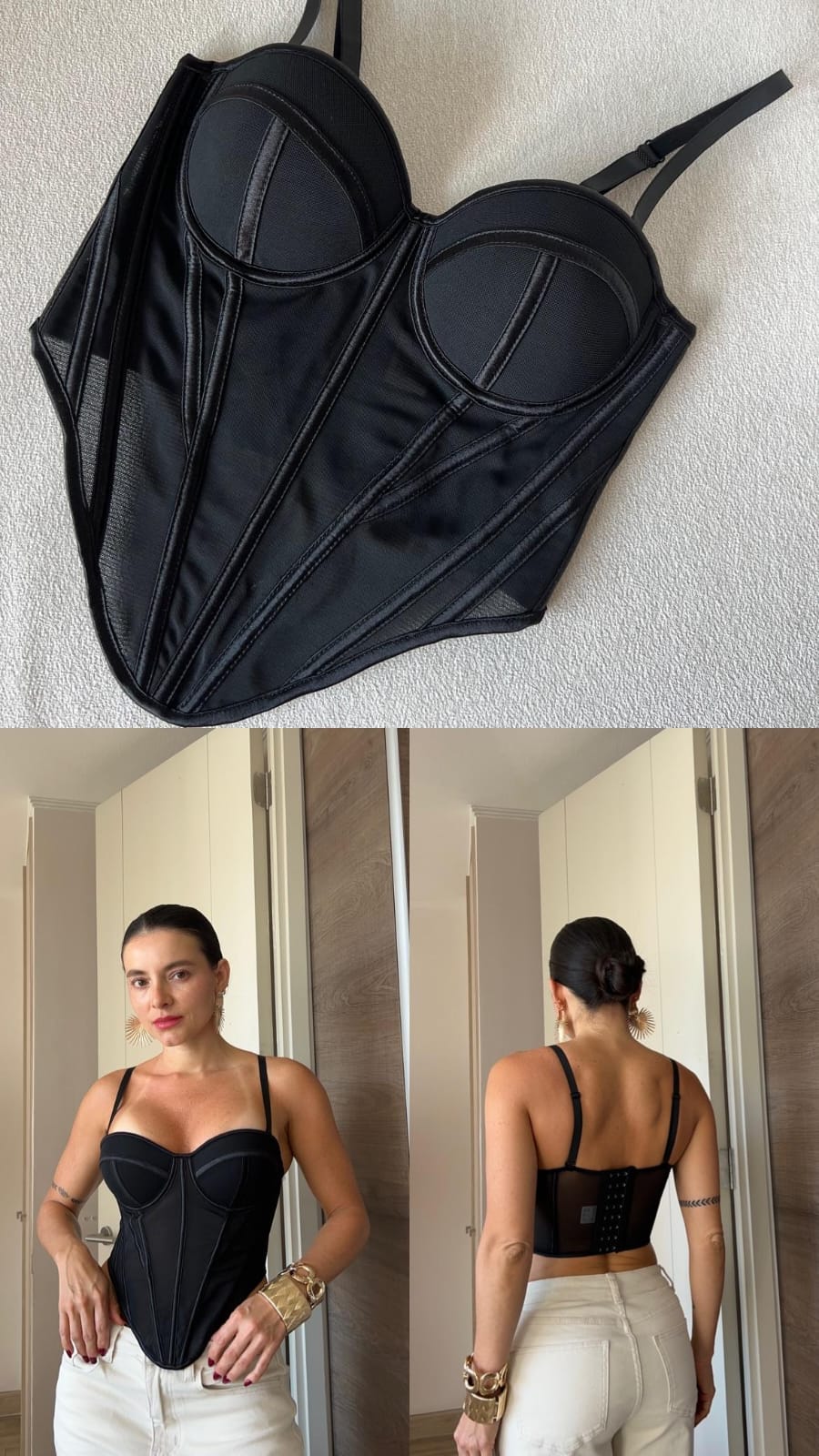 CORSET SAMANTA NEGRO