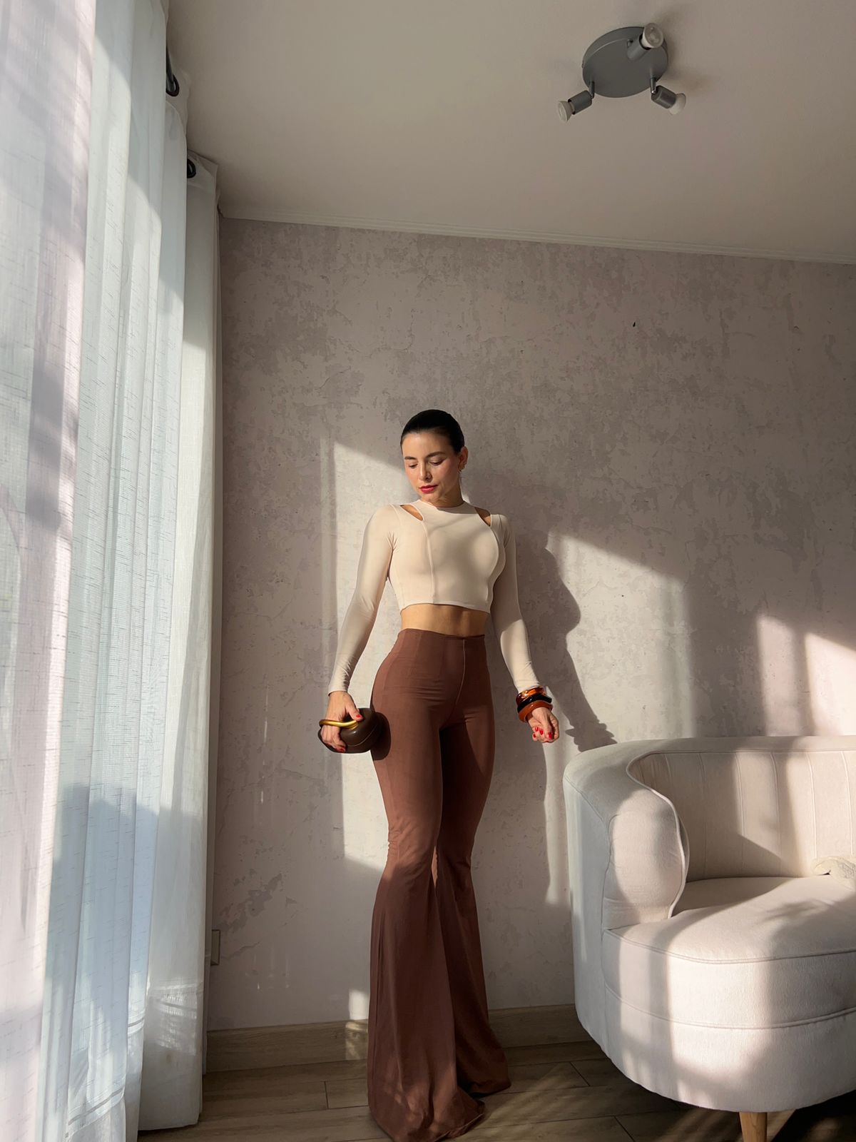 CROP TOP SOFI BEIGE