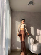 CROP TOP SOFI BEIGE